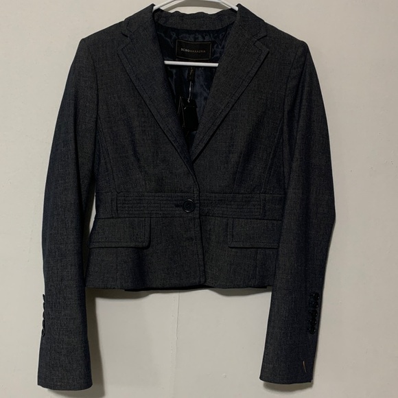 BCBGMaxAzria Dark Grey Blazer Jacket NWT - Picture 3 of 15